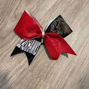 Chicago Blackhawk’s Cheer Bow